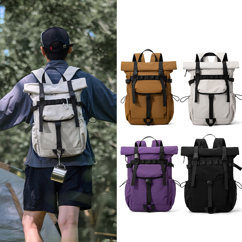 Canvas Backpack Casual - Nueva Mochila de Viaje Expandible para
