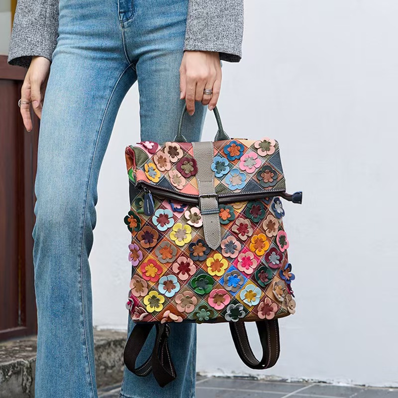 Mochila Vintage de Cuero Genui - Leather Backpack Vintage reseña y precio
