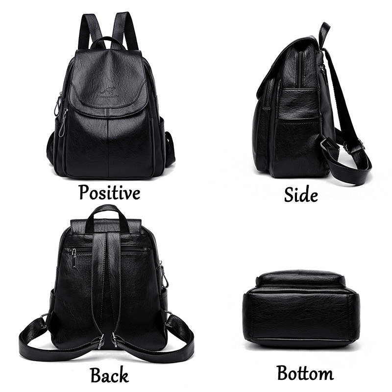 Mochila Vintage de Cuero Suave - Leather Backpack Vintage reseña y precio