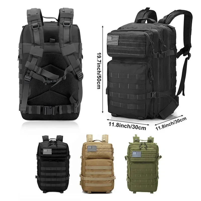 Mochila Táctica 2Q-50L para Ho - Rucksack Military Style reseña y precio